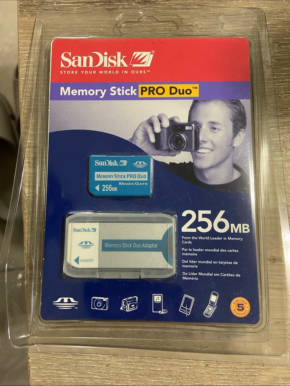 Vintage SanDisk 256 mb Memory Stick Pro Duo